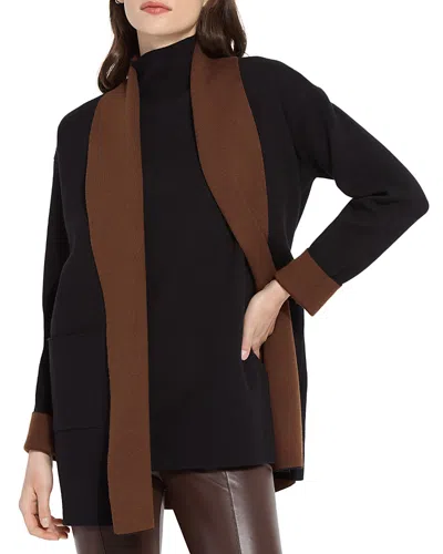 Lyssé Plus Cortando Knit Cardigan In Black