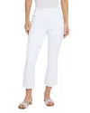 Lyssé Plus Dara High Rise Crop Jeans In White