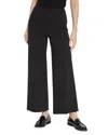 Lyssé Plus Erin High Rise Ankle Wide Leg Jeans In Black In Black