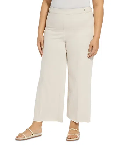 Lyssé Plus Erin Wide Leg Jeans In Indigo In Oat