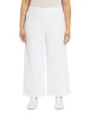 Lyssé Plus Erin Wide Leg Jeans In Indigo In White