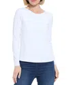 Lysse Plus Lyssential Long Sleeve Top In White