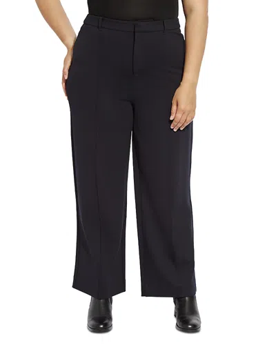 Lyssé Plus Nadia Zip Front Ponte Pants In Black