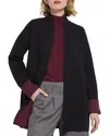 Lyssé Plus Nicolette Double Faced Cardigan In Purple