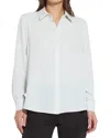 Lyssé Plus Parker Crystal Embellished Shirt In Ice