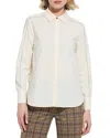 Lyssé Plus Rackel Stud Trim Shirt In Brown