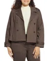 Lyssé Plus Thora Ponte Double Breasted Coat In Multi