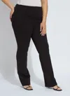 Lyssé Ponte Baby Bootcut Curvy In Black