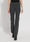Shop Lyssé Ponte Baby Bootcut In Charcoal In Gray