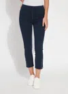 Lyssé Poppy Embroidered Denim In Blue