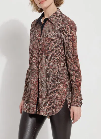 Lyssé Printed Schiffer In Brown
