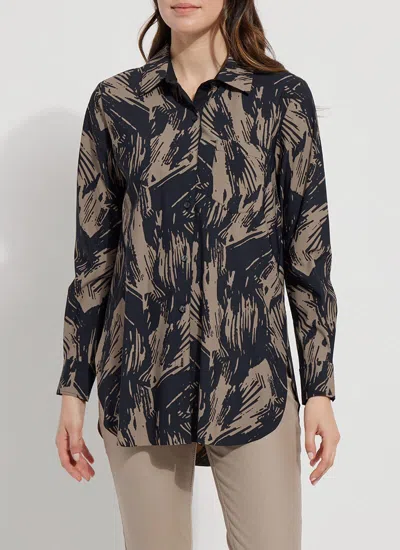 Lyssé Printed Schiffer In Brown