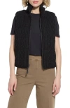 Lyssé Lysse Prudence Reversible Puffer Sweater Vest In Black