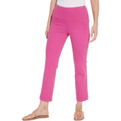 Lyssé Pull-on Baby Bootcut Ankle Jeans In Pink
