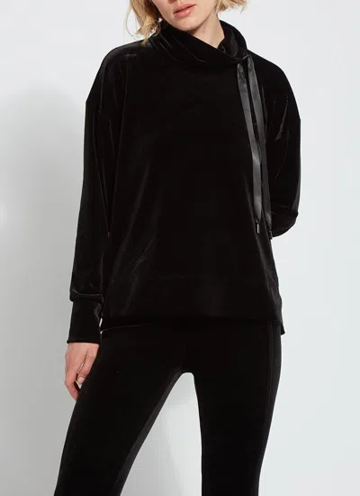 Lyssé Quinn Lounge Sweatshirt In Black