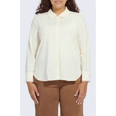 Lyssé Lysse Rackel Embellished Button-up Shirt In Multi