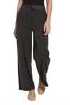 Lyssé Relic Gathered Waist Pants In Gray In Gray