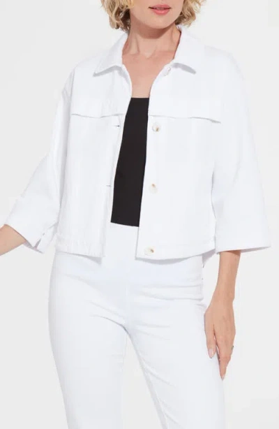 LYSSÉ LYSSE REMI QUARTER SLEEVE DENIM JACKET