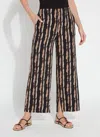 Lyssé Renee Stretch Woven Pant In Intermission Stripe In Multi