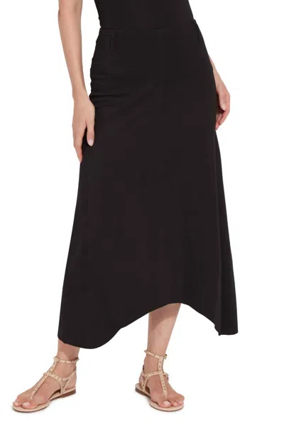 Lyssé Riley Maxi Ponte Skirt In Black