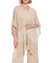 Lyssé Riva Mesh Sequin Shrug In Neutral