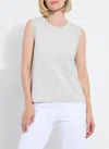 Lyssé Rowan Reversible Knit Shell Tank In Neutral