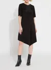 Lyssé Sadie Asymmetric Dress In Black