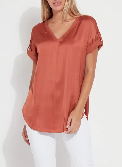 Lyssé Santorini Top In Red