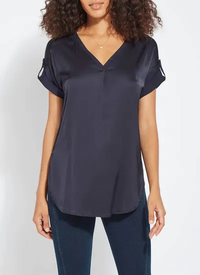 Lyssé Santorini Top In True Navy