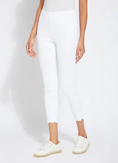 LYSSÉ SCALLOP HEM DENIM (25.5" INSEAM)