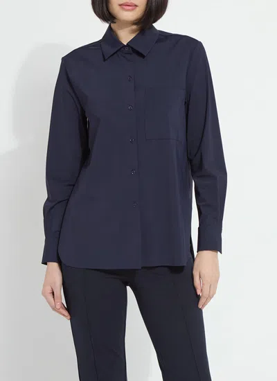 Lyssé Schiffer 2.0 Button Down Shirt In Blue