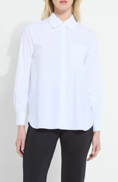 Lyssé Lysse Schiffer 2.0 Microfiber Button Down Shirt In Multi