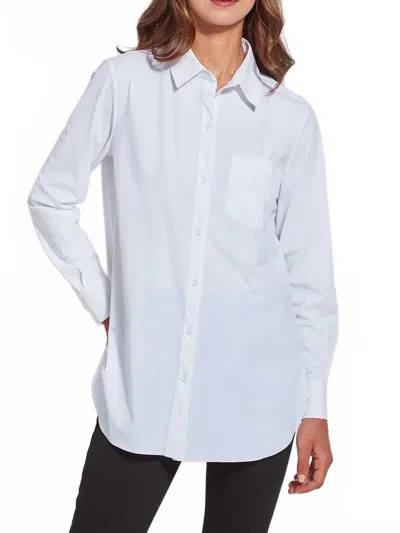 LYSSÉ SCHIFFER BLOUSE IN WHITE