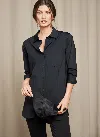Lyssé Schiffer Button Down In Black