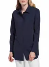 Lyssé Schiffer Button Down Shirt In True Navy In Blue