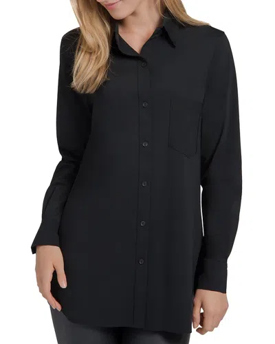 LYSSÉ SCHIFFER LONG SLEEVE BUTTON DOWN TOP,23-1470-M3