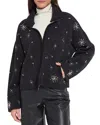 Lyssé Scottie Embellished Sweater Jacket In Black