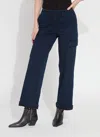 Lyssé Scout Hi Waist Cuffed Cargo (curvy, 27.5" Inseam) In Purple