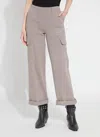 Lyssé Scout Cuffed Cargo (27.5" Inseam) In Grey