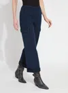 Lyssé Scout Hi Waist Cuffed Cargo (curvy, 27.5" Inseam) In Purple