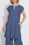 Lyssé Lysse Serafina Long Tunic In Blue