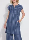 Lyssé Serefina Long Tunic In Blue