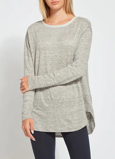 Lyssé Serena Top In Heather Grey