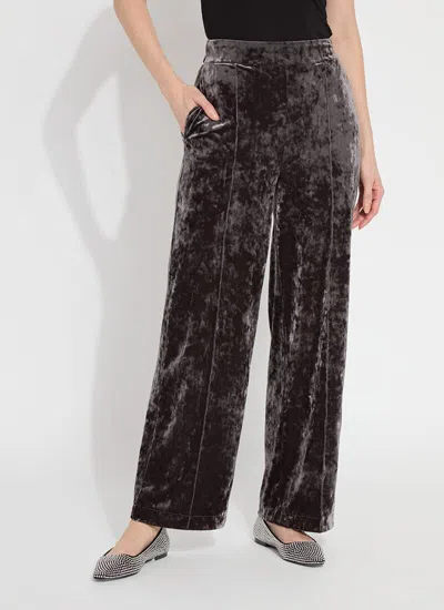 Lyssé Shay Crushed Velvet Suit Pant (30" Inseam)