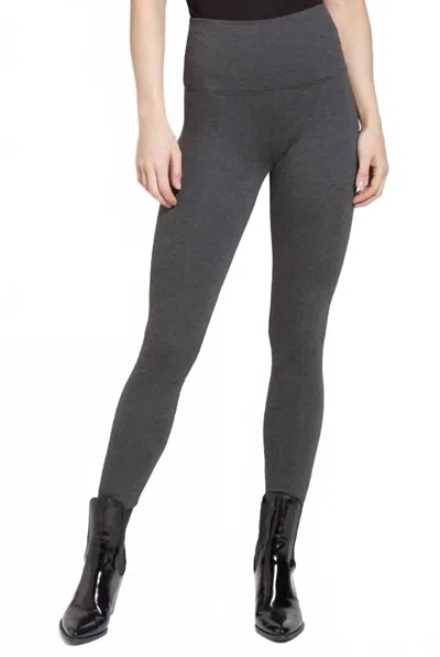 Lyssé Signature Center Seam Legging In Charcoal In Gray