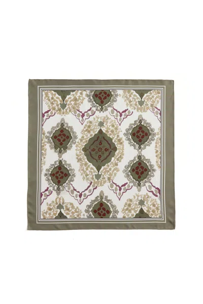 Lyssé Silk Scarf In Gray