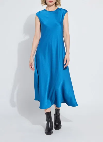 LYSSÉ SILVANA BIAS CUT MIDI DRESS