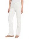 Lyssé Smoothing Waistband Bootcut Jeans In Ecru White In Black