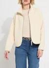 Lyssé Sol Quilted Cable Jacket In White