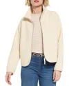Lyssé Sol Quilted Cable Jacket In White